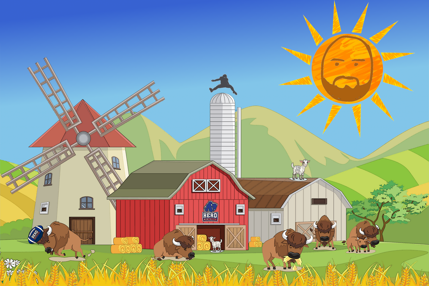 Hay in the Barn Crewneck Tee | Bella & Canvas